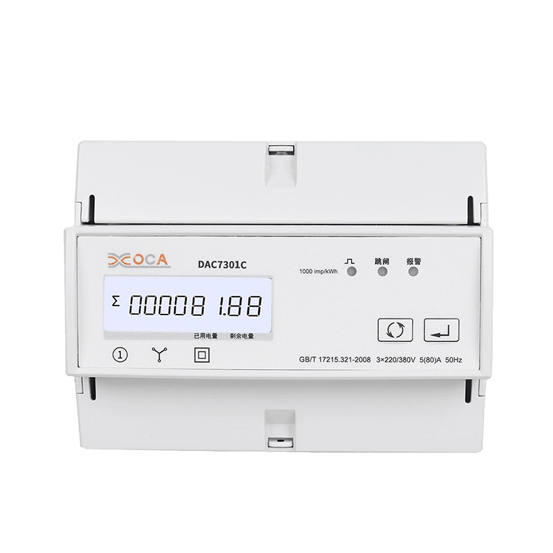 Dac7301c DIN-kisko AC kolmivaiheinen Modbus-tariffi sähköinen langaton energiamittari