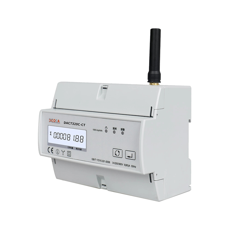 Dac7320c-CT DIN-kiskon monitoiminen WiFi Transformer Smart Modbus -energiamittarilla