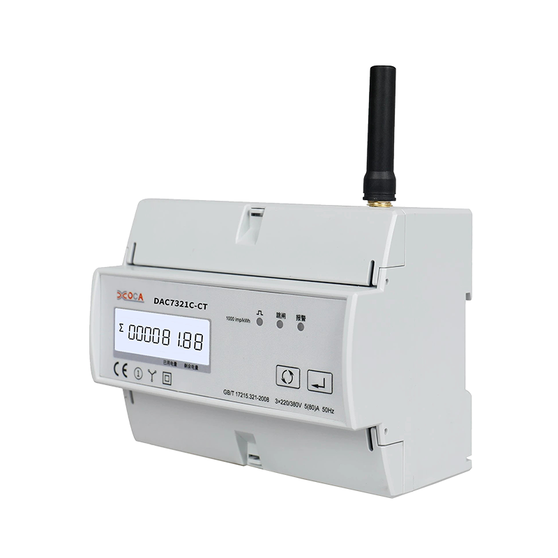 Dac7320c-CT DIN-kiskon monitoiminen WiFi Transformer Smart Modbus -energiamittarilla