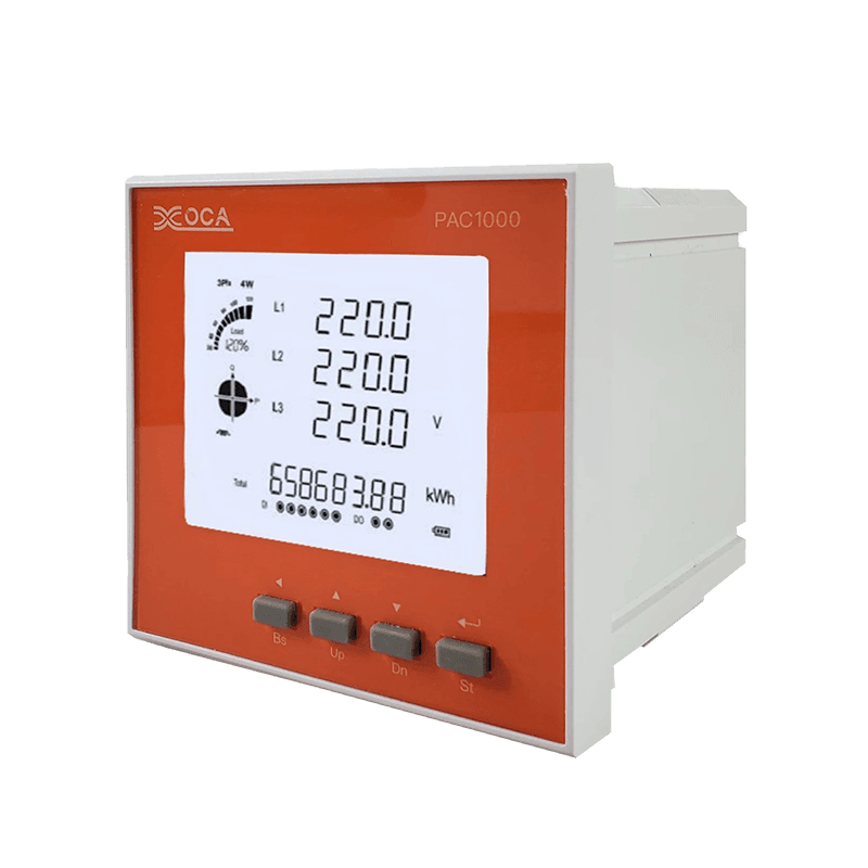 Dac7320c-CT DIN-kiskon monitoiminen WiFi Transformer Smart Modbus -energiamittarilla