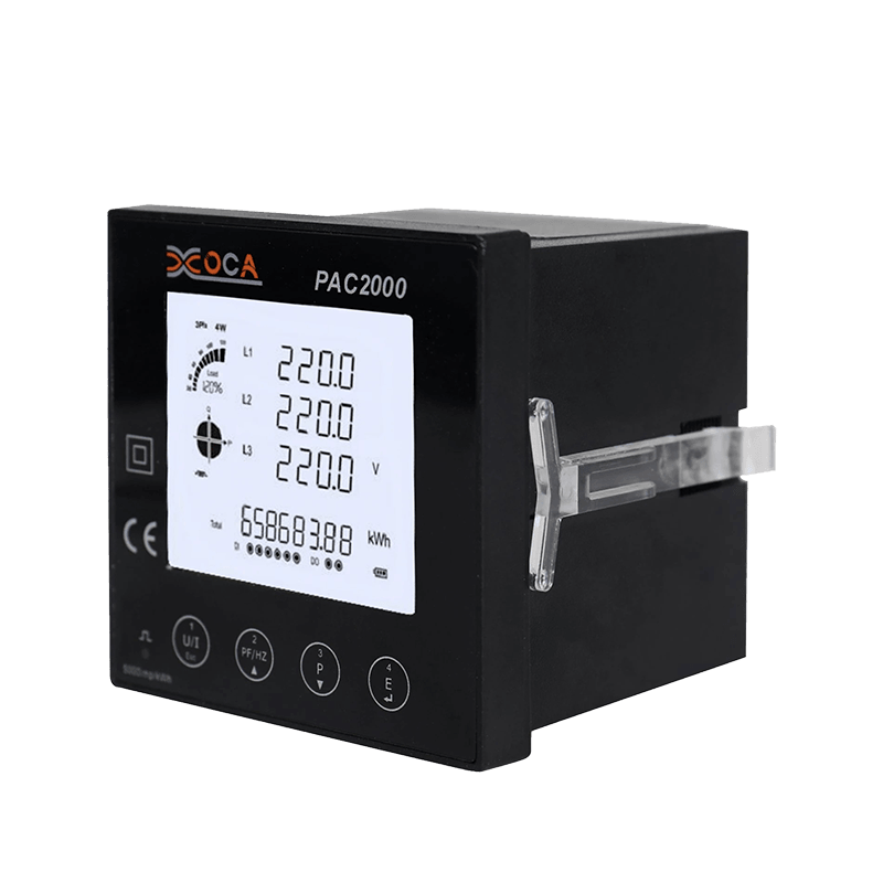 Dac7320c-CT DIN-kiskon monitoiminen WiFi Transformer Smart Modbus -energiamittarilla