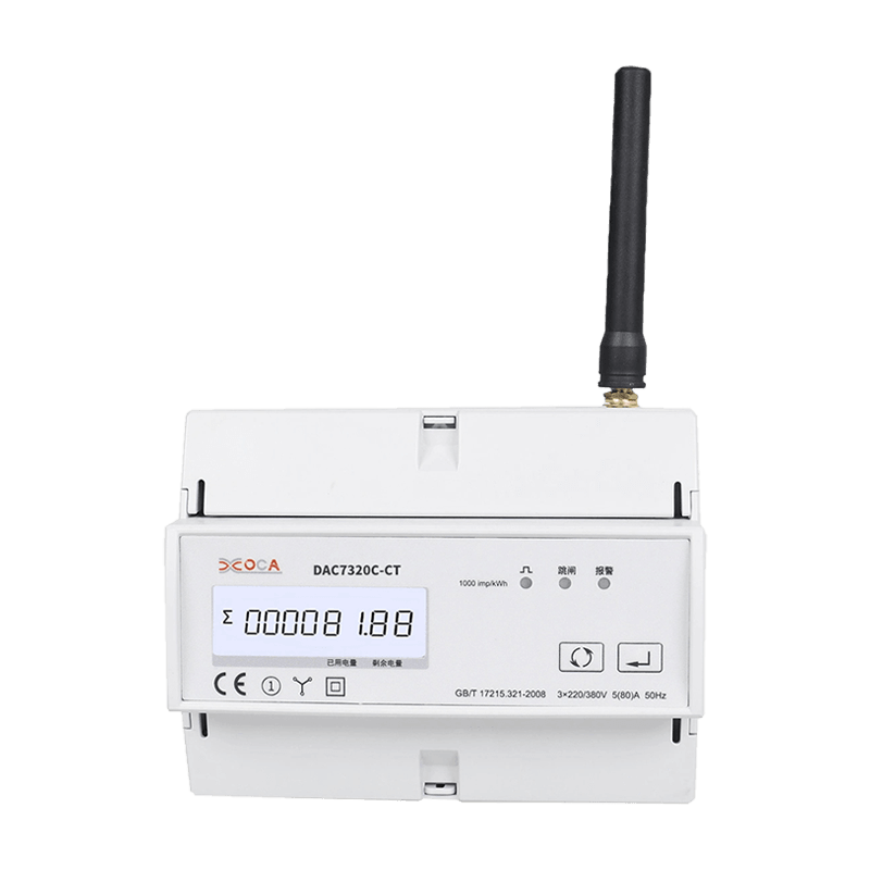 Dac7320c-CT DIN-kiskon monitoiminen WiFi Transformer Smart Modbus -energiamittarilla