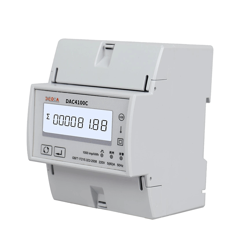 DAC4100C yksivaiheinen DIN-kisko Modbus Smart Remote Control -energiamittari