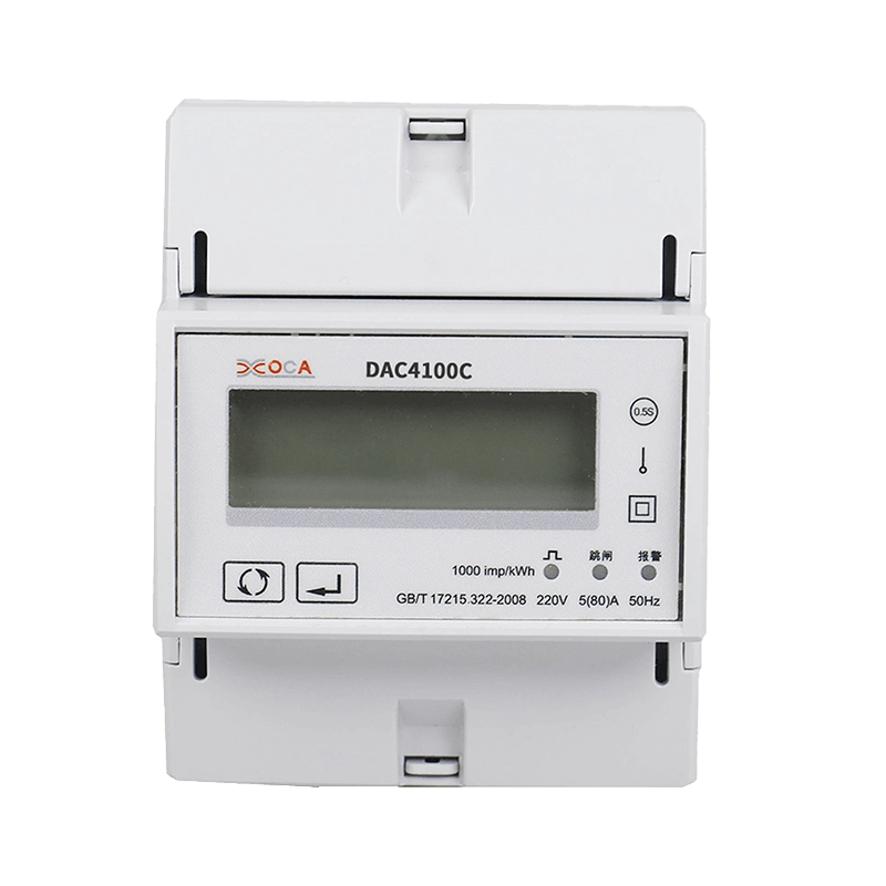 DAC4100C yksivaiheinen DIN-kisko Modbus Smart Remote Control -energiamittari