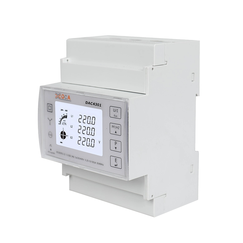 DAC4100C yksivaiheinen DIN-kisko Modbus Smart Remote Control -energiamittari