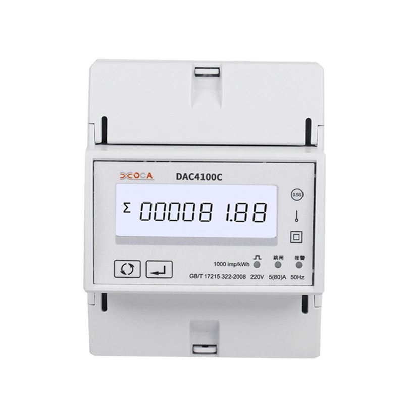 DAC4100C yksivaiheinen DIN-kisko Modbus Smart Remote Control -energiamittari