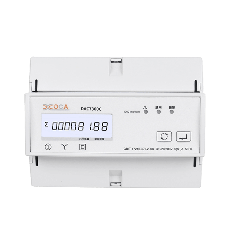 DAC7300C DIN-kiskon kolmivaiheinen Modbus AC Relay sähkötehomittari