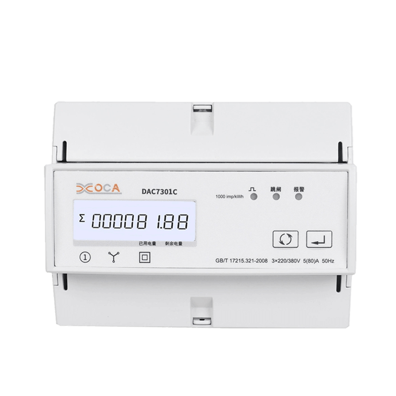 Dac7301C DIN-kisko AC kolmivaiheinen Modbus sähköenergiamittari