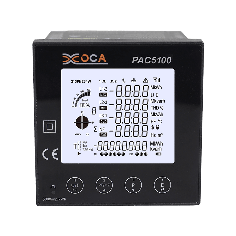 PAC5100 Single Phase Smart WiFi monitoiminen älykäs paneelimittari