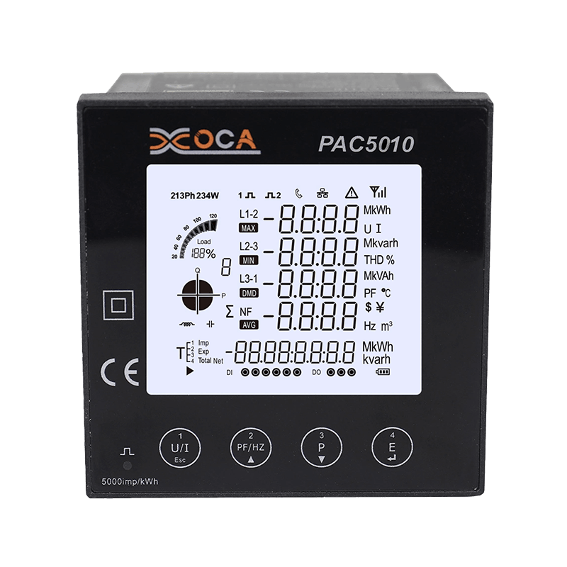 PAC3000 LCD älykäs paneelivirtamittari