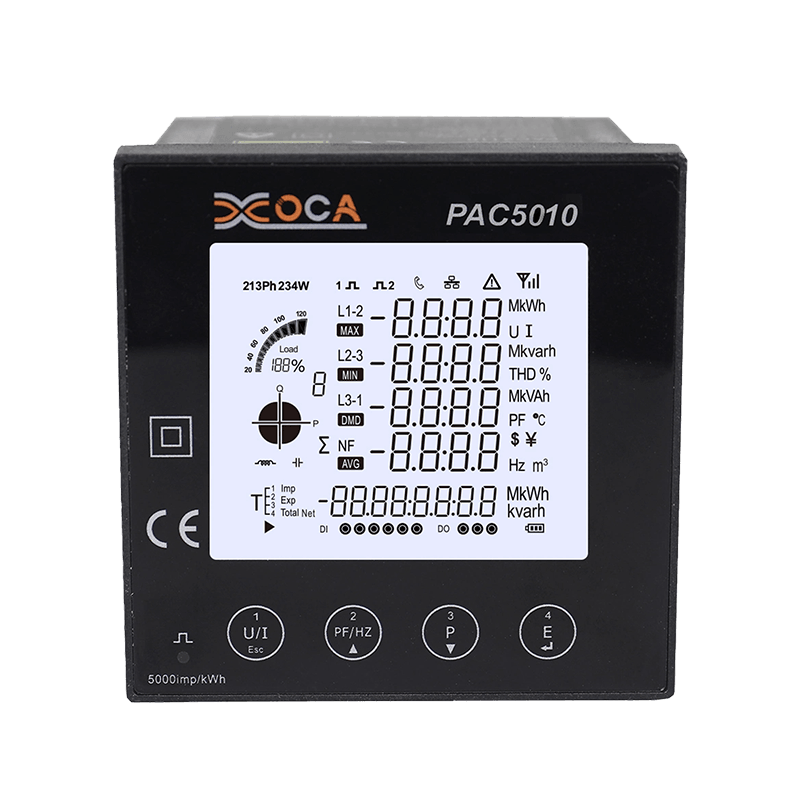 PAC5000 Smart Modbus WiFi Sähköpaneelin tehomittari Energiamittari